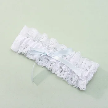 

Beautiful Polyester With Ribbon Bowknot Wedding Garters