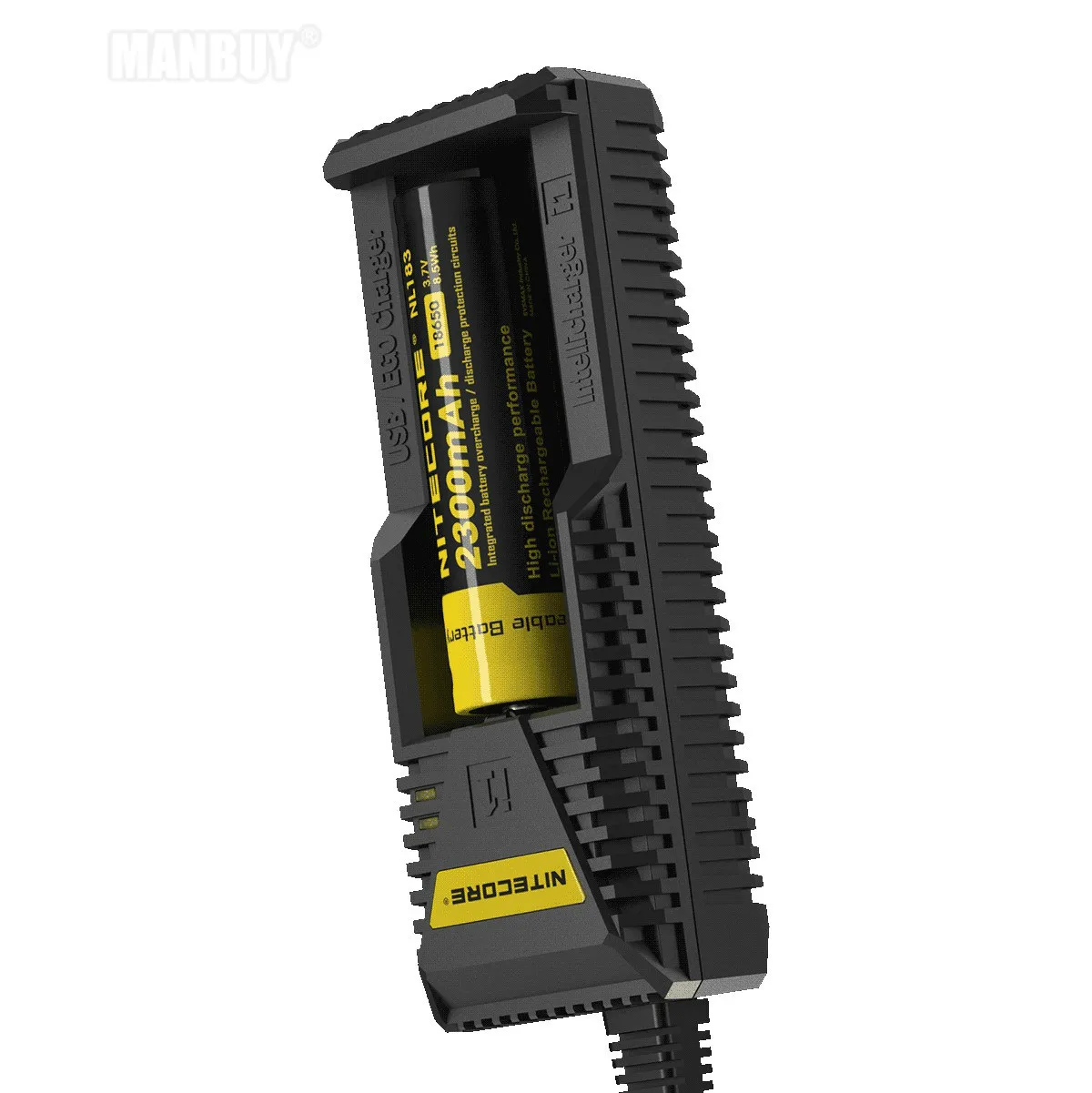 Цифровое умное зарядное устройство NITECORE i1 + 18650 перезаряжаемая батарея EGO IMR Li-Ion