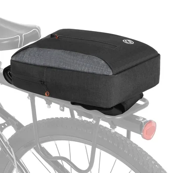 

2-in-1 Bicycle Trunk Bag Casual Chest Sling Pack Bag Cycling Bike Rear Rack Carrier Bag Pannier Waterproof cycling bag