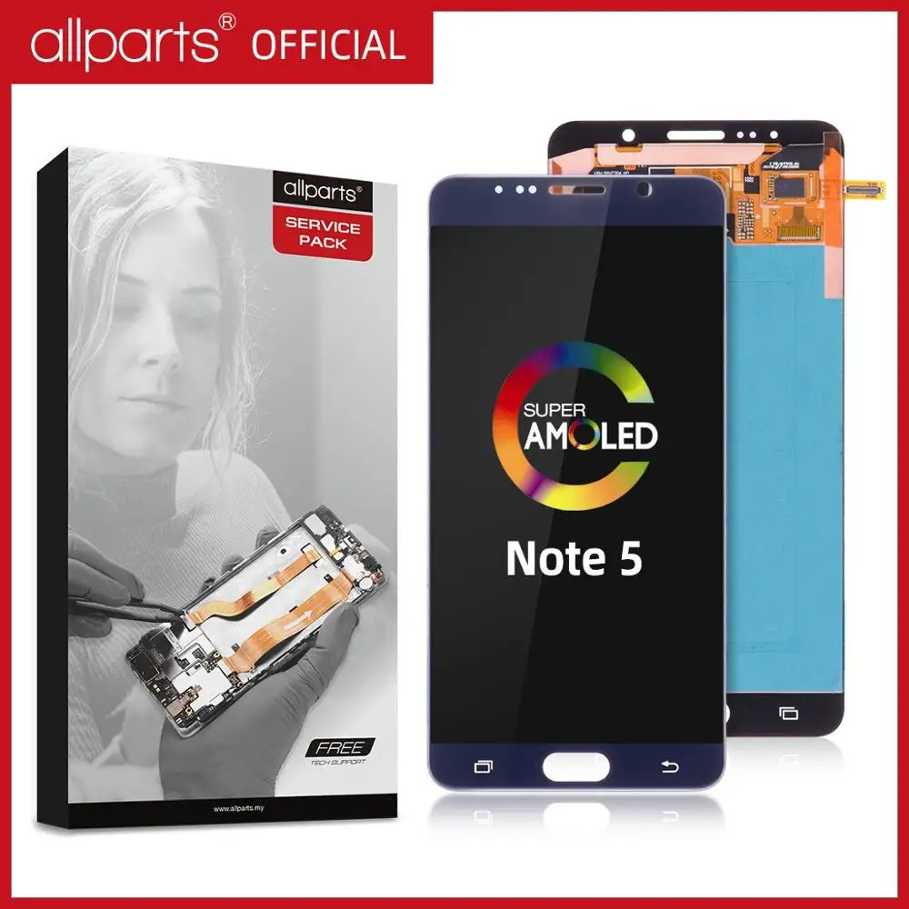 5 7 '𧄀% Оригинальный ЖК-дисплей для SAMSUNG Galaxy Note Дисплей сенсорный ЖК-экран Note5