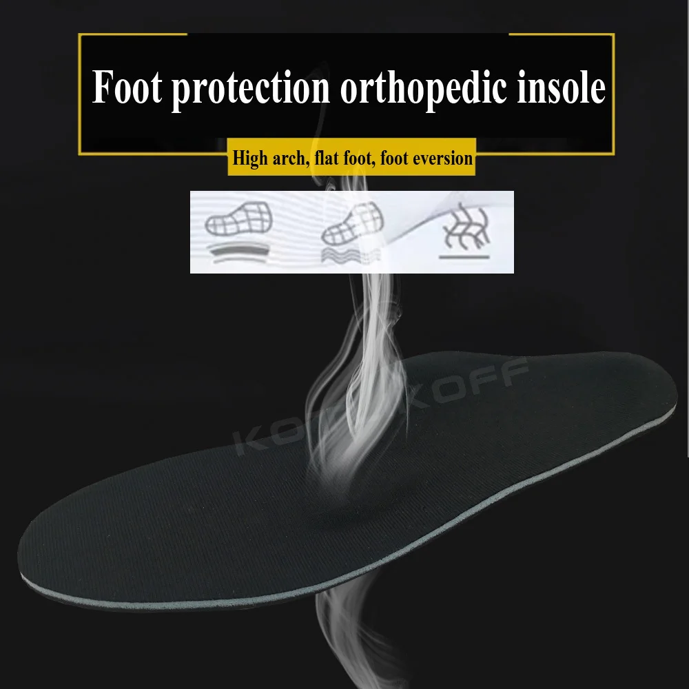 KOTLIKOFF ортопедические стельки для плоских ног супинатор ортопедический вкладыш Подошвенный Фасцит, боль в ногах, пронация для мужчин и