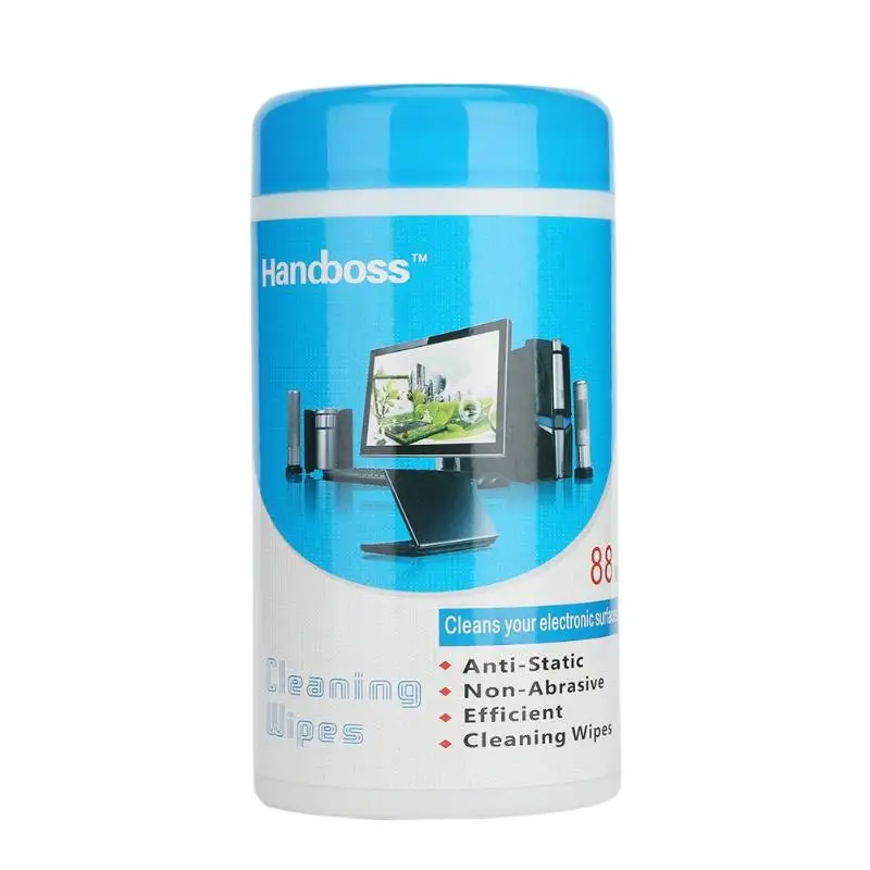 88pcs Soft Cleaning Wipes Decontamination for Laptop Monitor LCD TV Screen