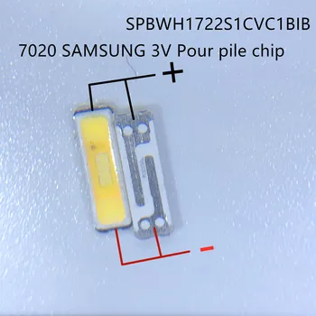 

For SAMSUNG LED LCD Backlight TV Application LED Backlight 3W 3V 7020 Cool white LCD Backlight for TV SPBWH1722S1CVC1BIB 500PCS