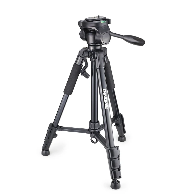 Portable Mobile Phone Tripode Professional Aluminium Tripod for DSLR Camera Gopro for iPhone Samsung Xiaomi Huawei with Pan Head