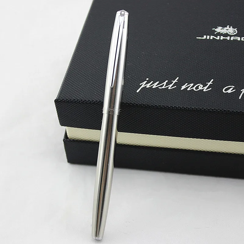 Jinhao 911 Smooth All steel Fountain Pen Smooth Extra Fine Nib 0.38mm Writing 