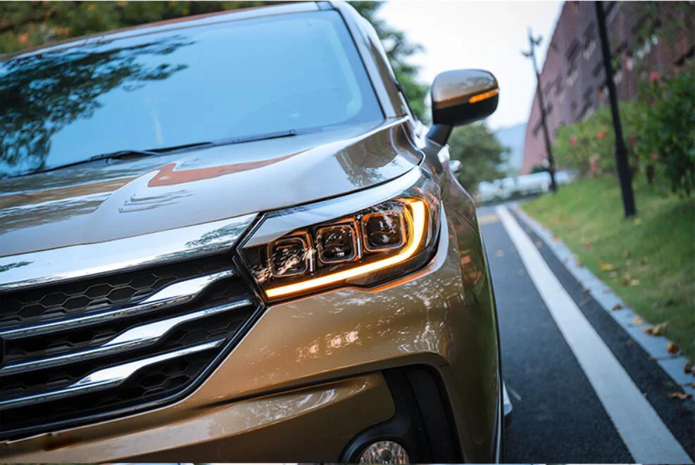 Автомобильный bupmer головной светильник для Trumpchi GS4, головной светильник, автомобильные аксессуары, светодиодный противотуманный фонарь для Trumpchi GS4