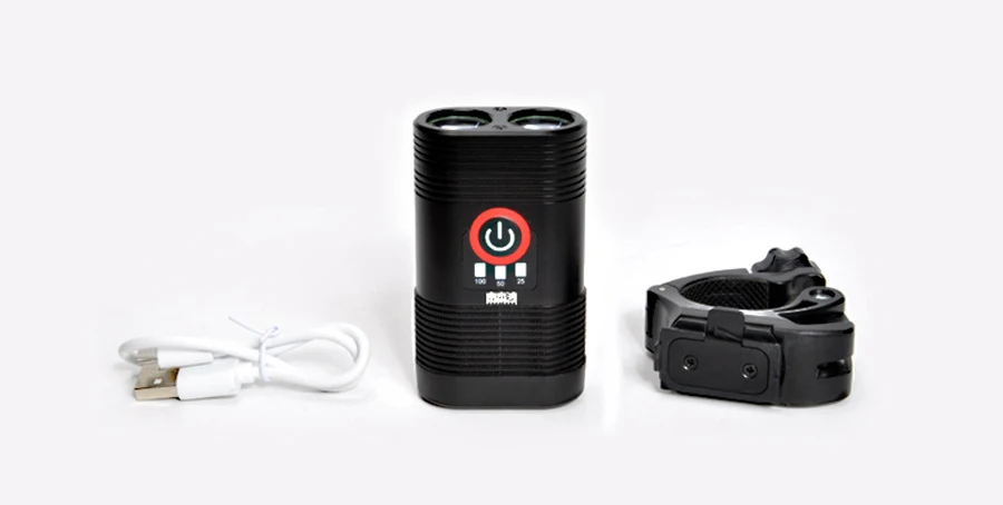 NEWBOLER 2000LM велосипед светодиодный светильник USB Перезаряжаемые флэш-светильник для велосипеда MTB велосипед Передний фонарь с сзади светильник для езды на велосипеде, которые никогда не головной светильник