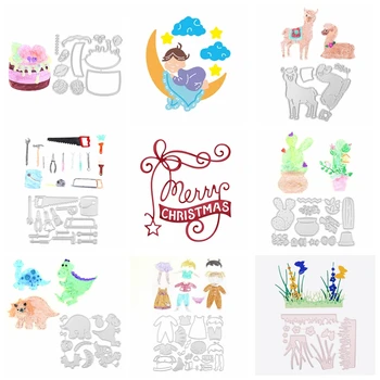 

Camel Rabbits Bear Grass Dinosaur Cutting Dies DIY Scrapbook Card Album Make Crafts Stencil 2020 03