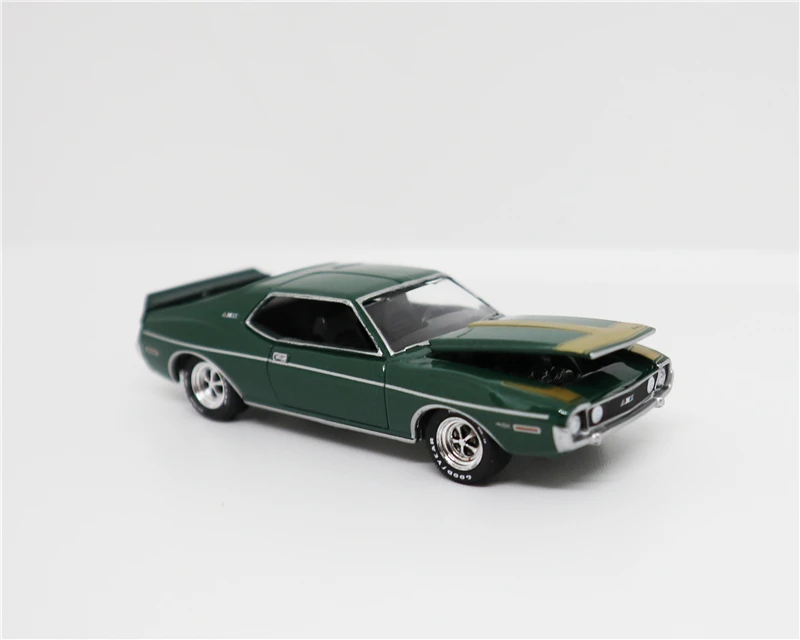 Greenlight 1: 64 AMC Javelin AMX зеленый литья под давлением модель автомобиля без коробки