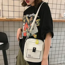 Горячая Для женщин Модный крутой сумка Холст Простой лаконичный прочная сумка через плечо