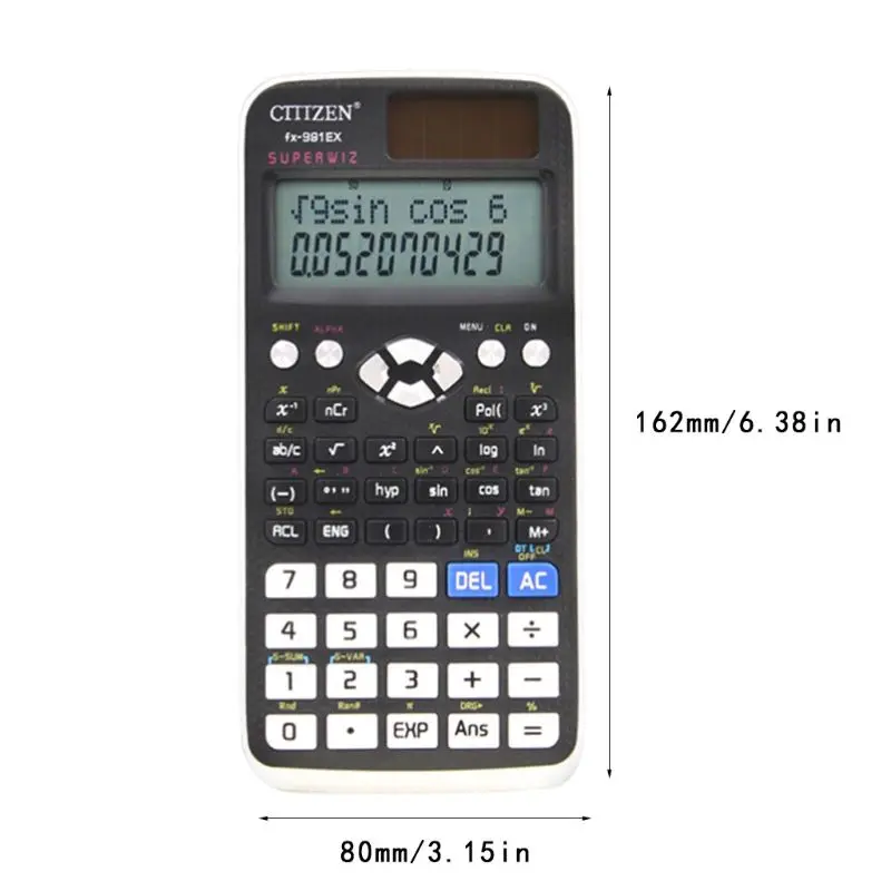 Научный портативный многофункциональный калькулятор для студентов, стационарный инструмент для расчета, принадлежности