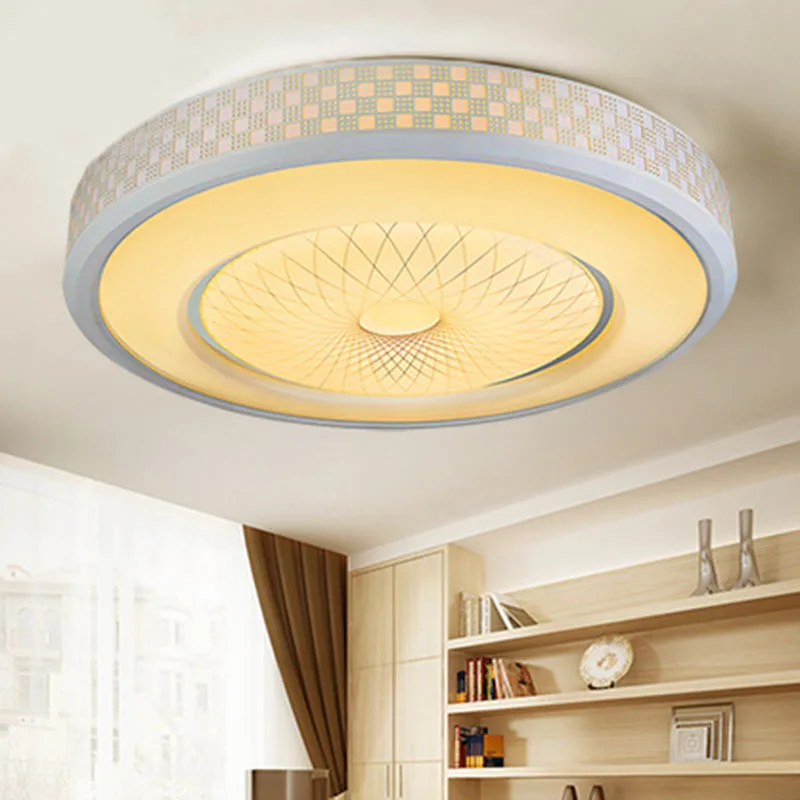 

LED Ceiling Lamp Bedroom Lamp Circle Living Room Lights Glorious Stepless Dimming Palette Study Lamp