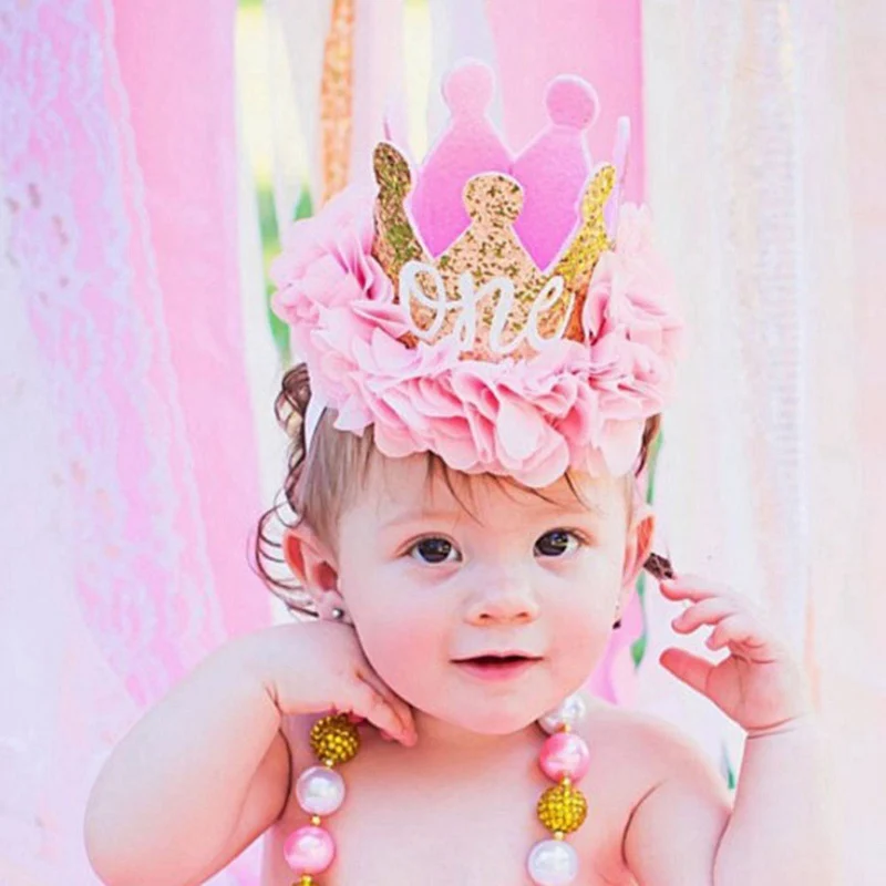Girls Crown Yarn Hairpins Baby Princess Barrettes Kids Hair Accessories Mesh Ornaments Cute Children Headwear