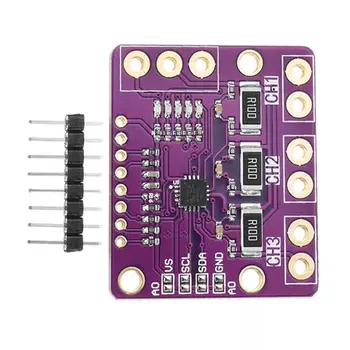

I2C SMBUS INA3221 Triple-Channel Shunt Current Power Supply Voltage Monitor Sensor Board Module Replace INA219 With Pins