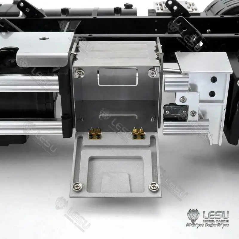 Metal Toolbox LESU for Scale 1/14 RC TAMIYA VOLVO Tractor Truck Model Part | Игрушки и хобби