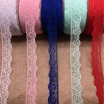 

100yards Wholesale Beautiful Handicrafts Embroidered Net Lace Trim Ribbon-Lace 3.8cm wide