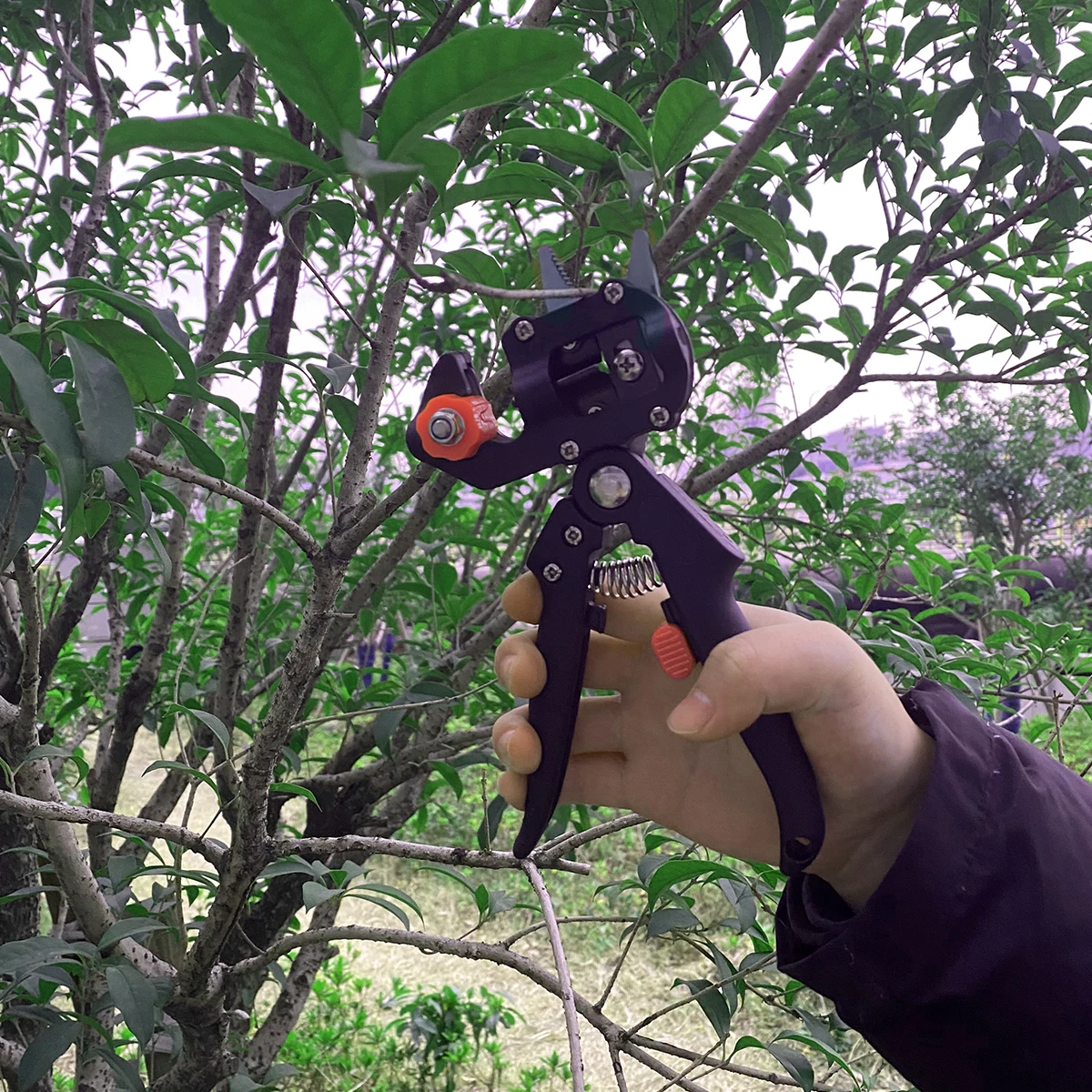 PROSTORMER-máquina de injerto de vacuna, con 2 cuchillas herramientas de jardín, herramientas de injerto de árboles, tijeras de podar