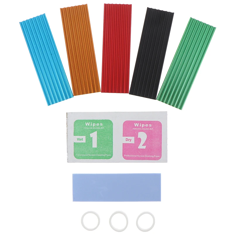 

Hot sale Aluminum cooling heatsink thermal pad for n80 nvme m.2 ngff 2280 pci-e ssd
