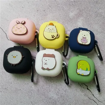 

New Cartoon Cute Earphone Cover for Samsung Galaxy Buds Live with Hook Protection Frame For Galaxy Buds Live Earphone Cases