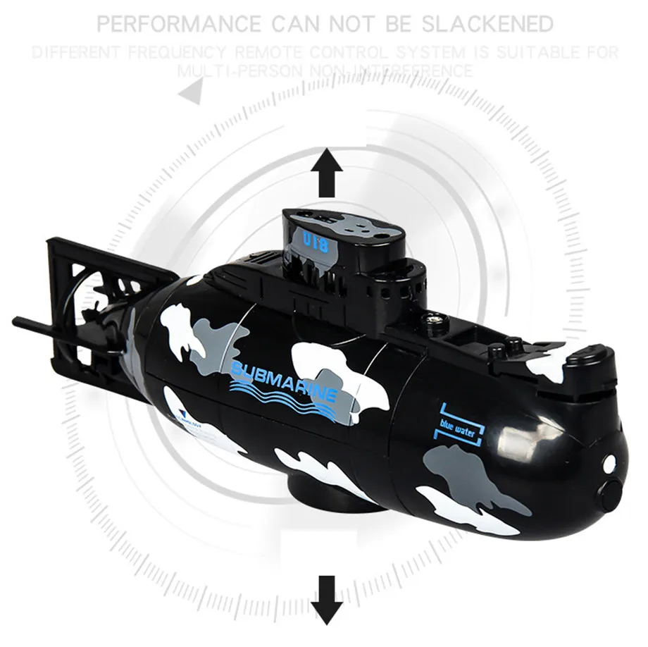 Заряжаемая модель милитари игрушка мини RC Подводная лодка скоростная лодка моделирование детский пульт дистанционного управления игрушка