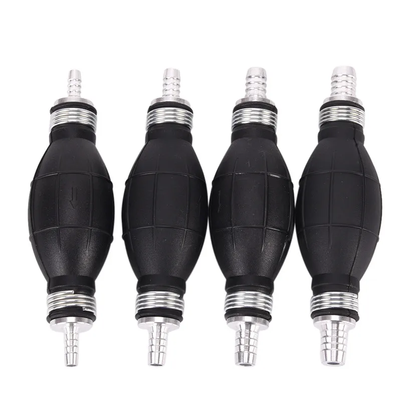 

1pc 8/10/12mm Line Pump Primer Bulb Hand Primer Gas Petrol Pumps Rubber And Aluminum Hand Fuel Pump Apply to All Fuels