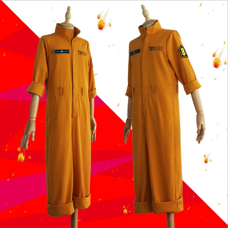 Комбинезон для косплея Fire Force Tamaki Kotatsu костюм из м/ф Пожарная служба униформа