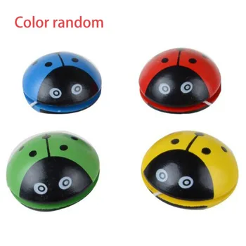 

1pcs Cute Animal Wooden Yoyo Toys Portable Ladybug Printing Yoyo Ball For Children Hand-Eye Coordination Development Classic Toy