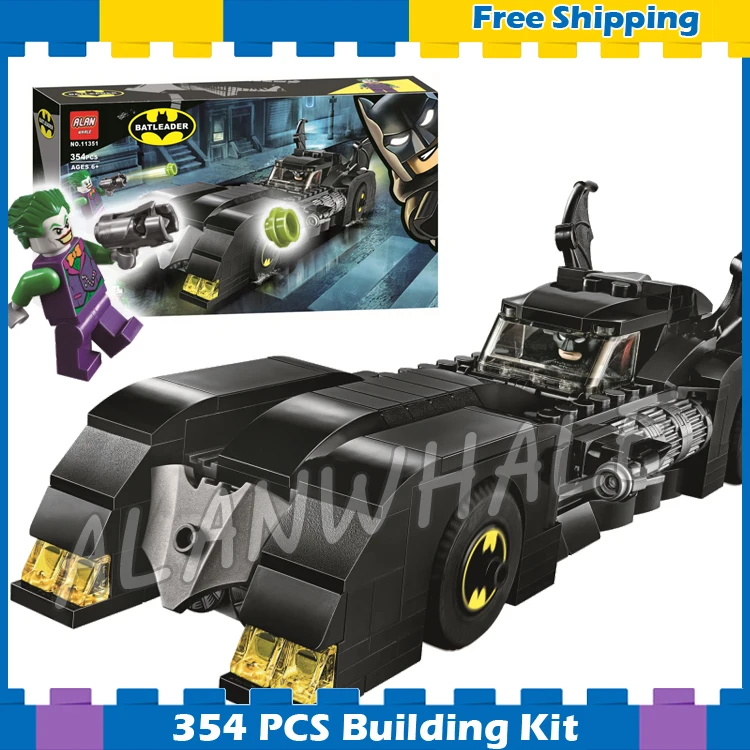 

354pcs Super heroes Batmobile Pursuit of The Joker 11351 Model Building Blocks Gifts Sets Compatible With