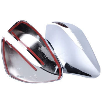 

Car Rearview Side Wing Mirror Cover for Hyundai IX45 Santa Fe 2013 2014 2015 Exterior Molding Trim ABS Chrome