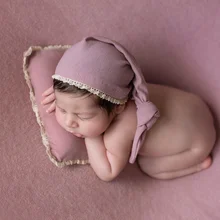 Ylsteed 3 шт./компл. новорожденных реквизит для фотосессии малыша хвост шапка стрейч фотографии Обёрточная бумага с создает подушка, подушка для младенцев для студийной съемки наряды