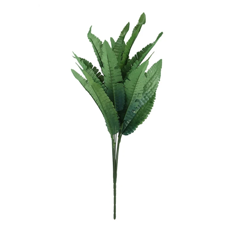 Plant Decoration Items 7 Fork Persian Grass Artificial Silk Flower(green