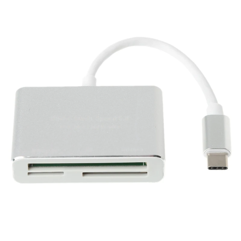 Считыватель карт памяти Micro SD типа C для CF/SD/TF для MacBook Pro Chromebook Pixel