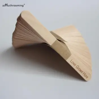 

x1000 Personalized text Ice Cream Sticks Love Grows Here Wooden Icecream Sticks popsicle sticks for wedding party decorations