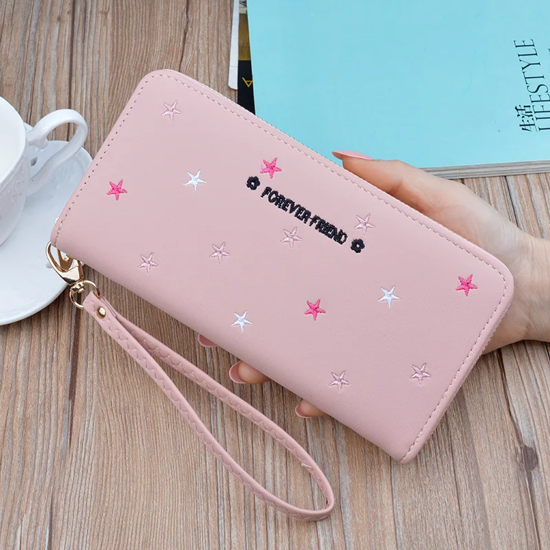 2020 однотонный длинный женский кошелек из нубука на молнии сумка для телефона