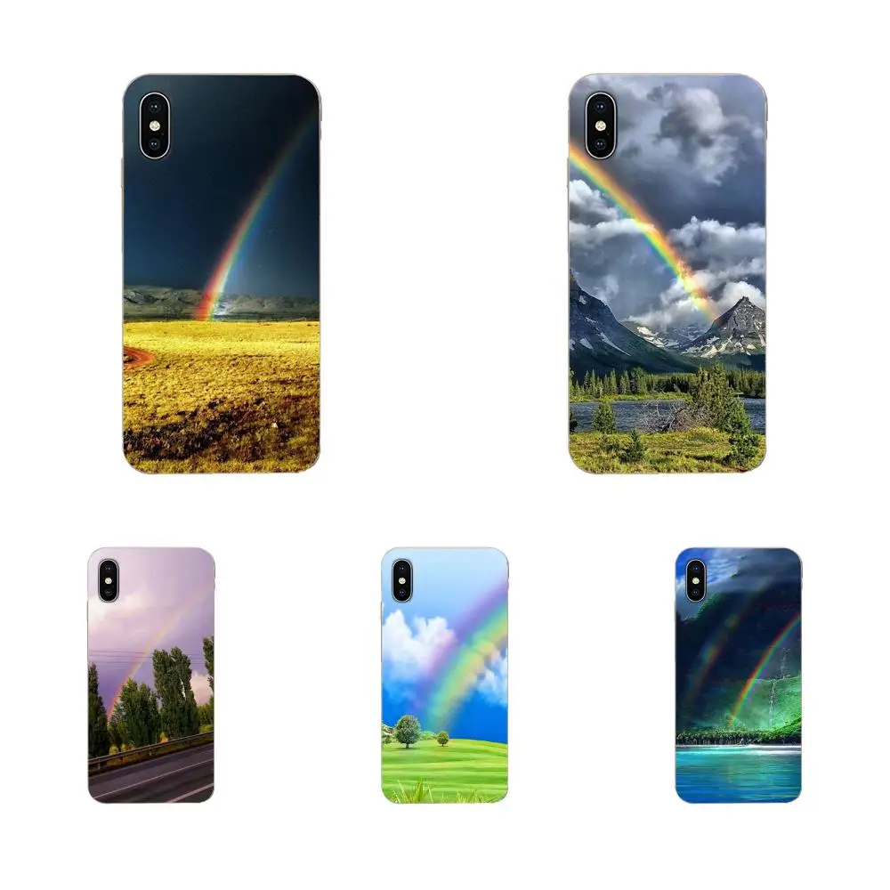 Unique For Huawei Honor 4C 5A 5C 5X 6 6A 6X 7 7A 7C 7X 8 8C 8S 9 10 10i 20 20i Lite Pro Landscape Scenery Rainbow | Мобильные