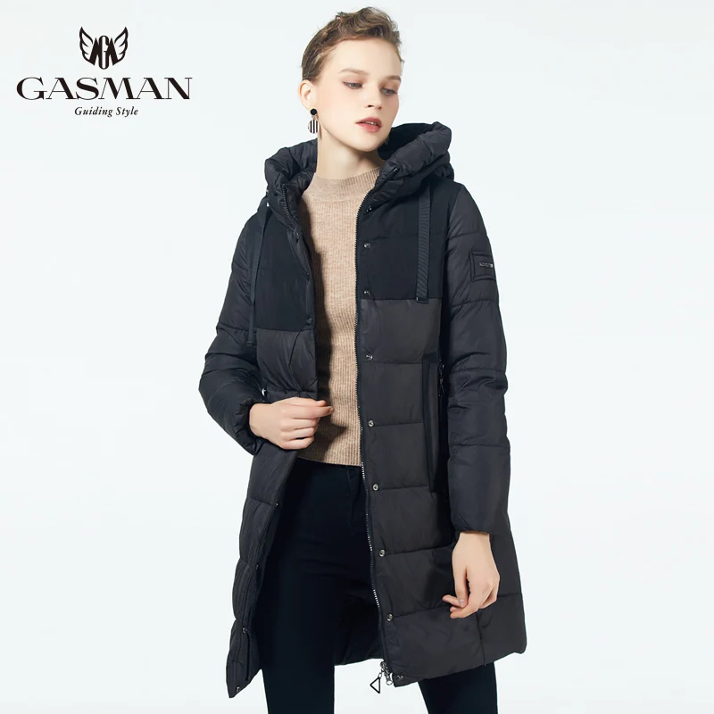 Koop Gasman 2019 Winter Vrouwen Parka Nieuwe Collectie Winddicht Vrouwen Dikke Jas Hooded Europese Stijl Vrouwen Warme Jas down