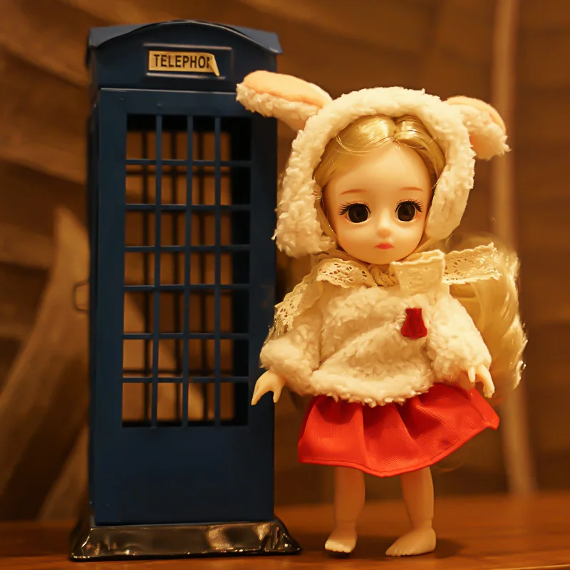 

Children's Doll Toy Set Simulation Soft Plastic Movable Large Plastic Model Small Child Girl Red Reborn Kit Baby Doll Toys