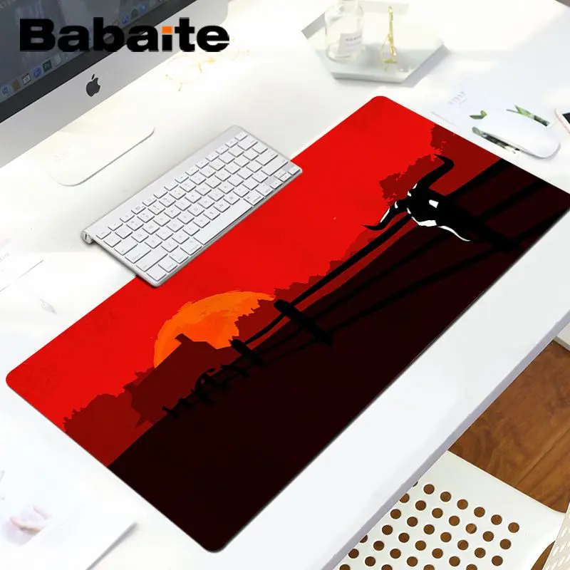 Babaite, крутые, новые, крутые, красные, Dead Redemption, 2 геймера, игровые коврики, коврик для мыши, ноутбука, игровой коврик для мыши, коврик для мыши, игровой коврик для мыши - Цвет: LockEdge 30X90cm