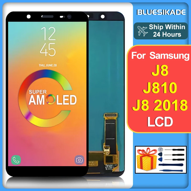 6.0" For Samsung Galaxy J8 2018 LCD Display J800 Touch Screen For ...