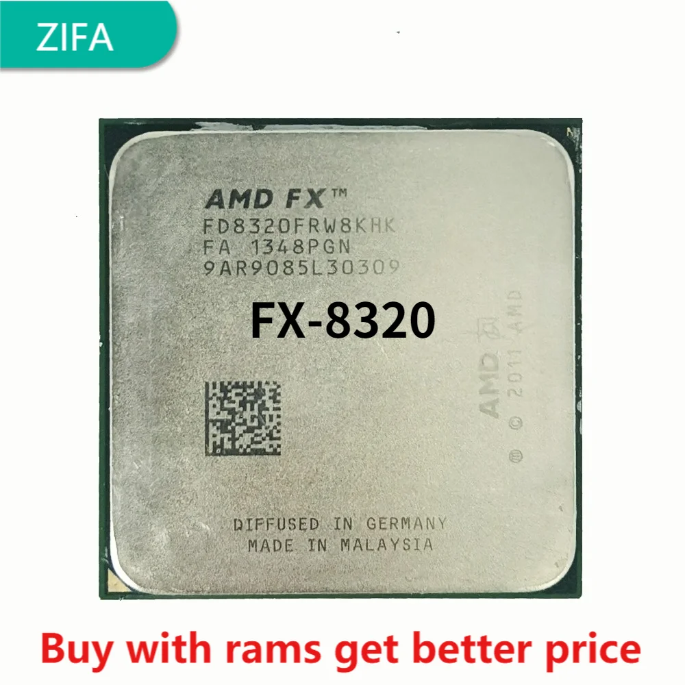 AMD FX-серия FX-8320 FX 8320 3 5 ГГц Восьмиядерный центральный процессор FD8320FRW8KHK разъем AM3 + |