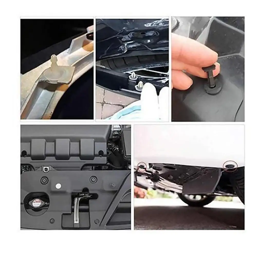 Cena 415 sztuk mieszane uniwersalny zapakowane w pudełko klip z tworzywa sztucznego zatrzaskowe Nylon klipy nit drzwi klamra łączniki klipy Auto zapięcia