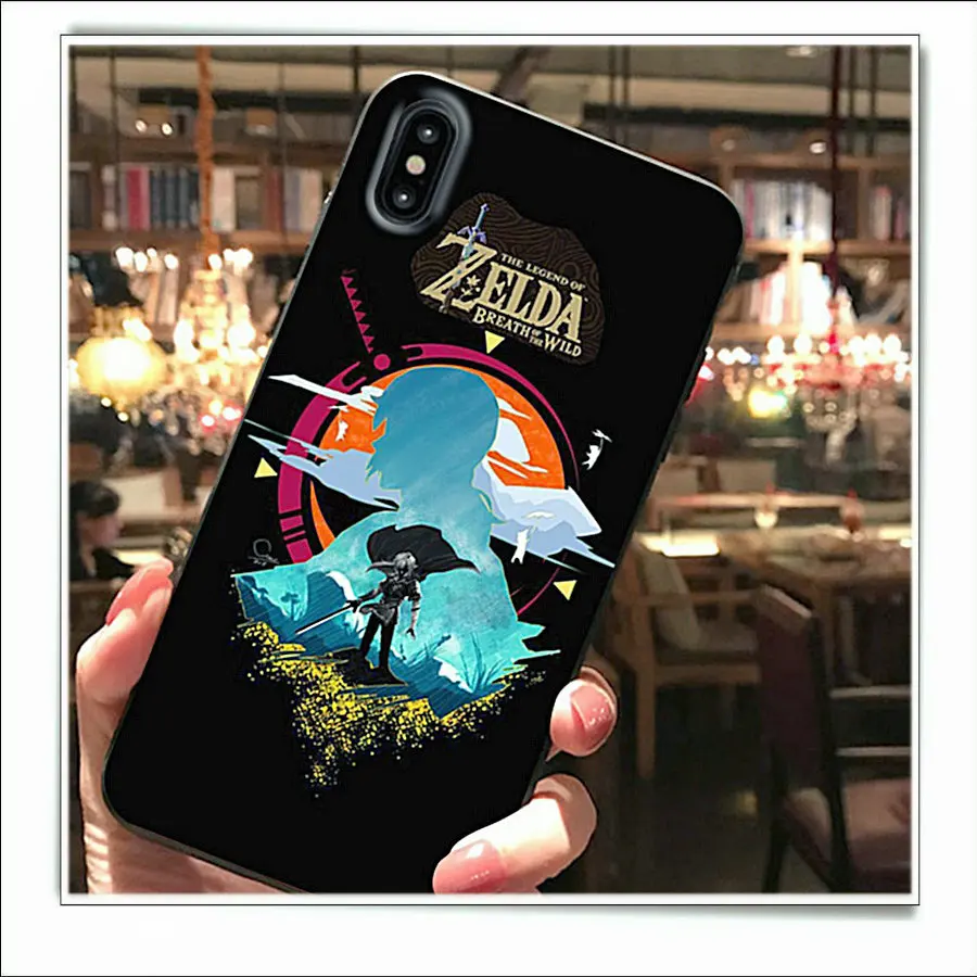 Индивидуальный samsung чехол легенда о Зельде: s8 s9 s10plus Мягкий силиконовый для iPhone |