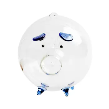 

Sweet Piggy Bank Creative Transparent Glass Coin Money Box Kids Christmas Gift