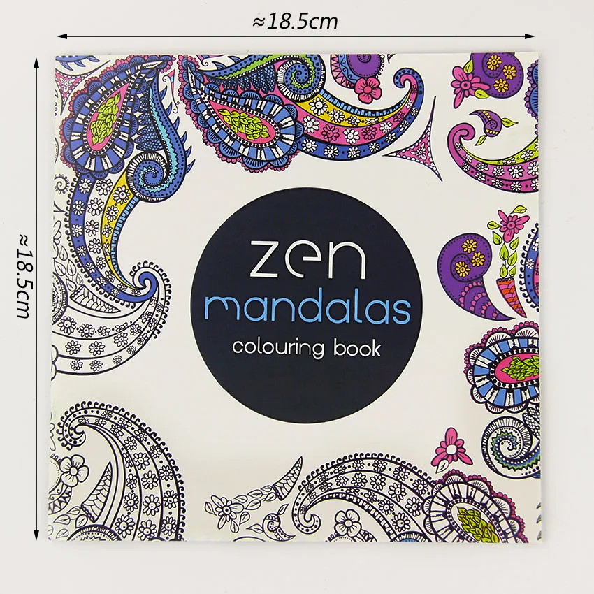 1PC 24 Pages Mandalas Flower DIY Coloring Book For Children Adult Relieve Stress Kill Time Graffiti Painting Drawing Art Books 1PC 24 Pages Mandalas Flower DIY Coloring Book For Children Adult Relieve Stress Kill Time Graffiti Painting Drawing Art Books