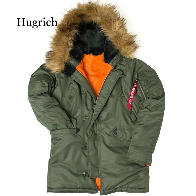 2020 Winter Puffer Jacket Men Long Coat Military Fur Hood Warm Trench Camouflage Tactical Bomber Army Korean Parka