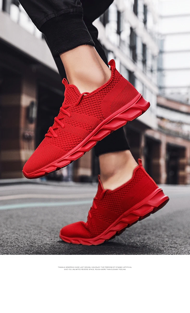 Lightweight Running Gym Shoes Red Carpet Fashion