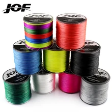 JOF рыболовная леска, 8 нитей, 4 нити, ПЭ плетеная, 500 метров, многофиламентная рыболовная леска, веревка, карпэ, 20-88 фунтов