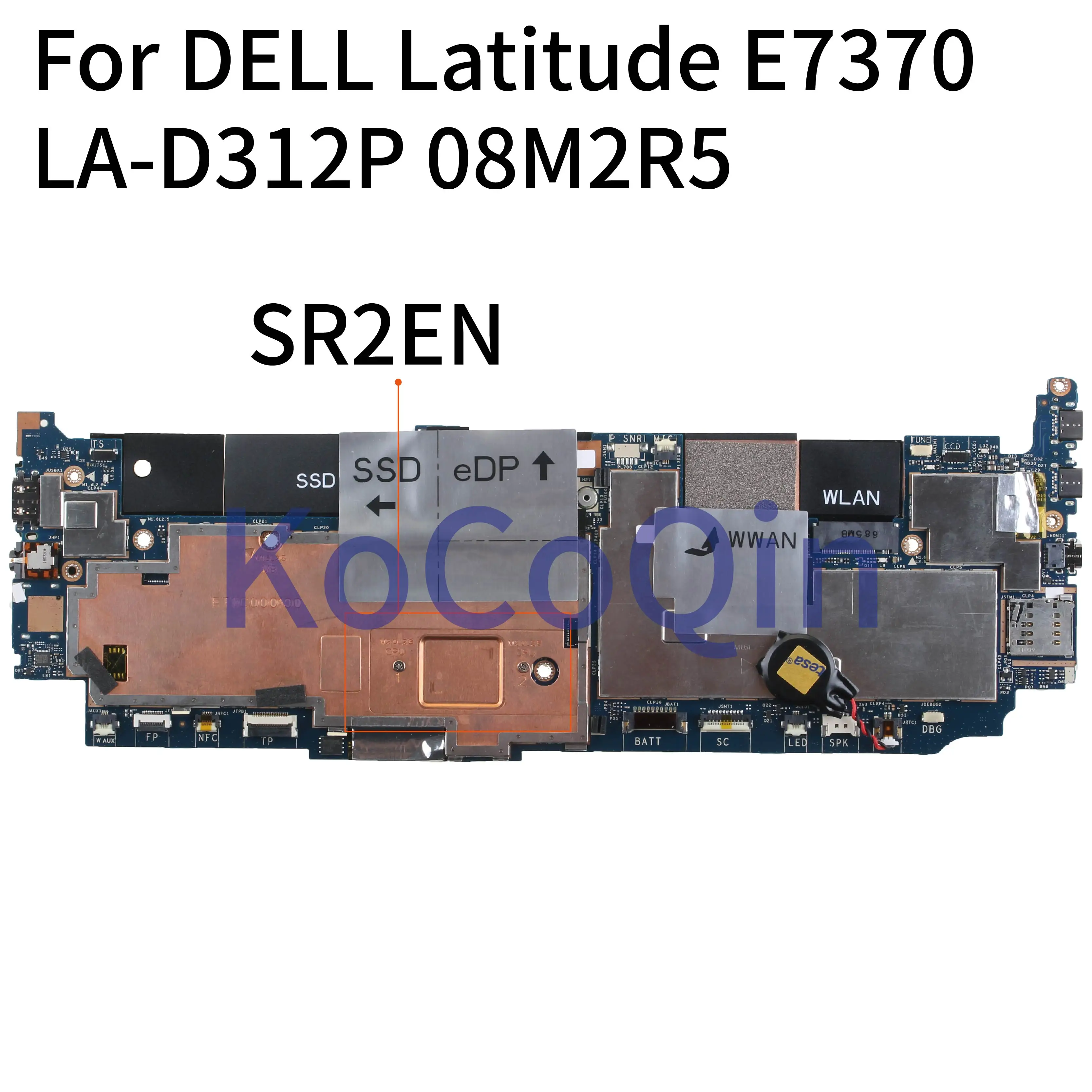 KoCoQin Laptop motherboard For DELL Latitude 7370 E7370 Core M3-6Y30 SR2EN Mainboard CN-08M2R5 08M2R5 LA-D312P | Компьютеры и офис