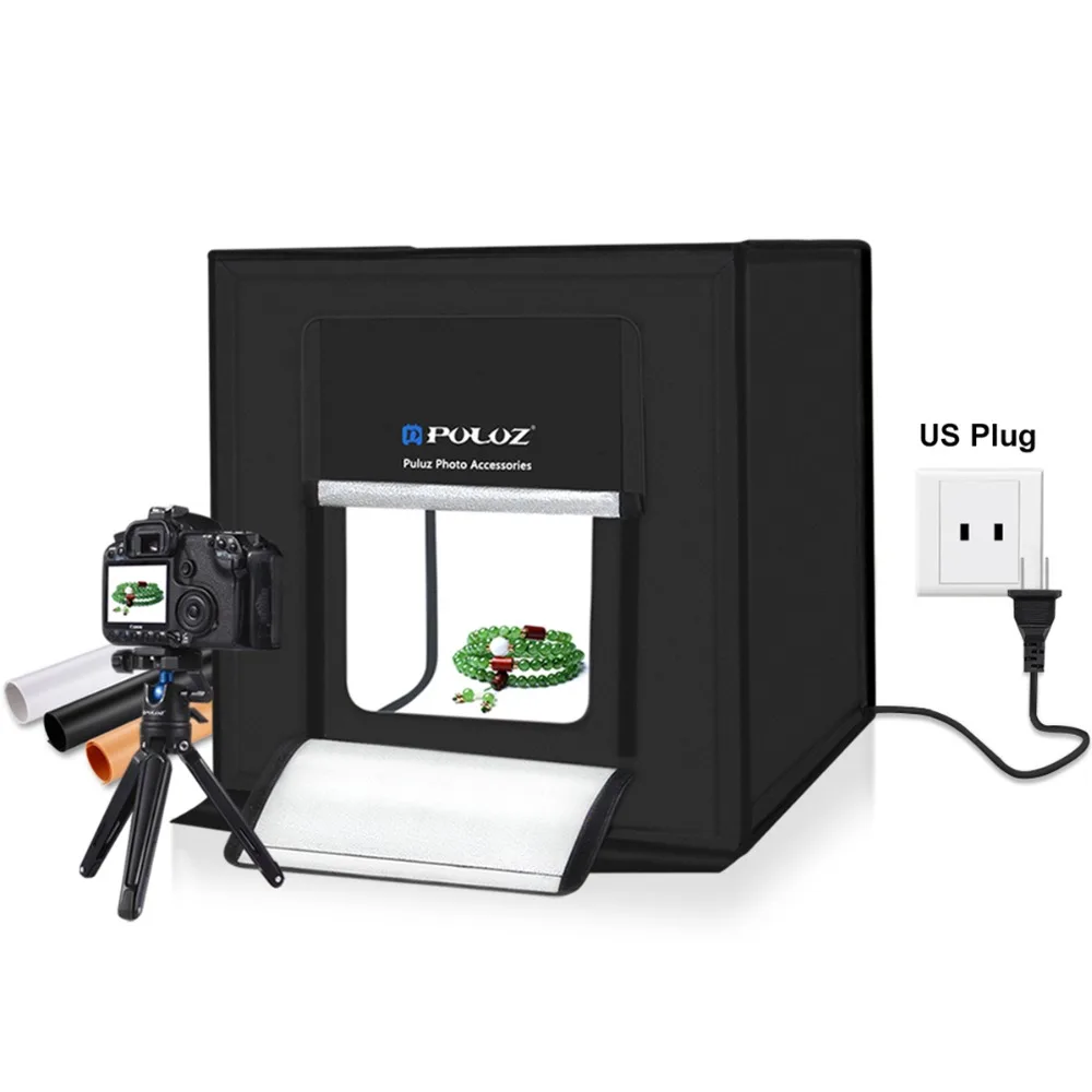 

PULUZ 40*40cm Light Box Mini LED Photo Studio Soft Box Lighting Studio Shooting Tent Photography Boxes Foldable Softbox