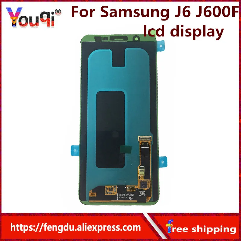 

Youqi AMOLED J600G/DS LCD For Samsung Galaxy J6 2018 J600 J600F LCD Tested Display Touch Screen Digitizer Assembly Replacement